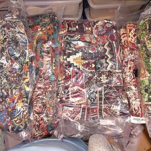 Colorful Patterned Tapestry Pants